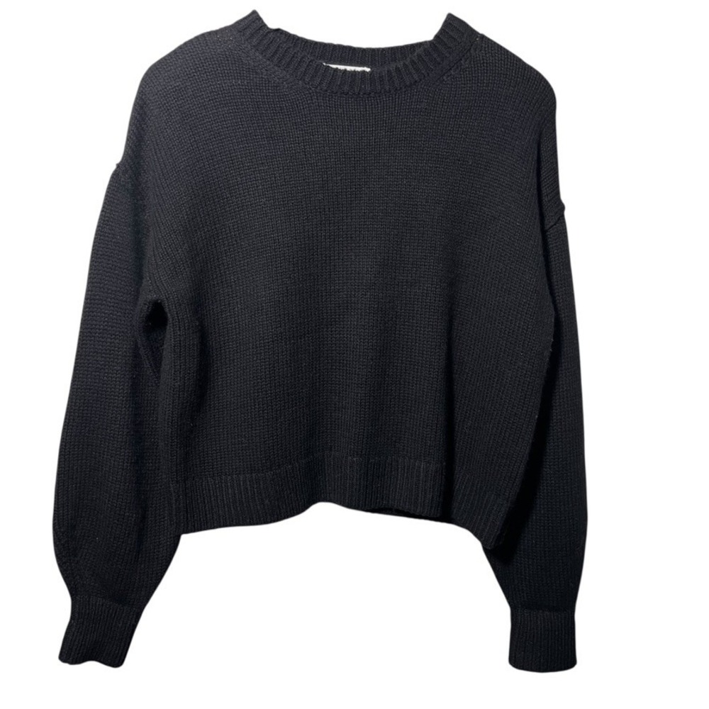 Splendid Black Knit Sweater Women's Small | Chunky‎ Cozy Grunge Minimalist